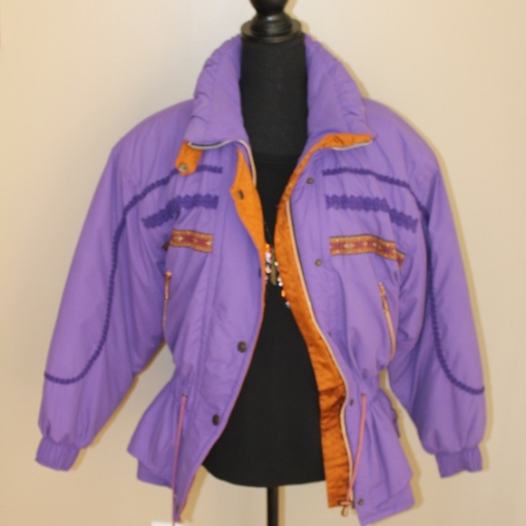 SKIING PASSPORT Womens Size S Purple Jacket - Picture 4 of 8